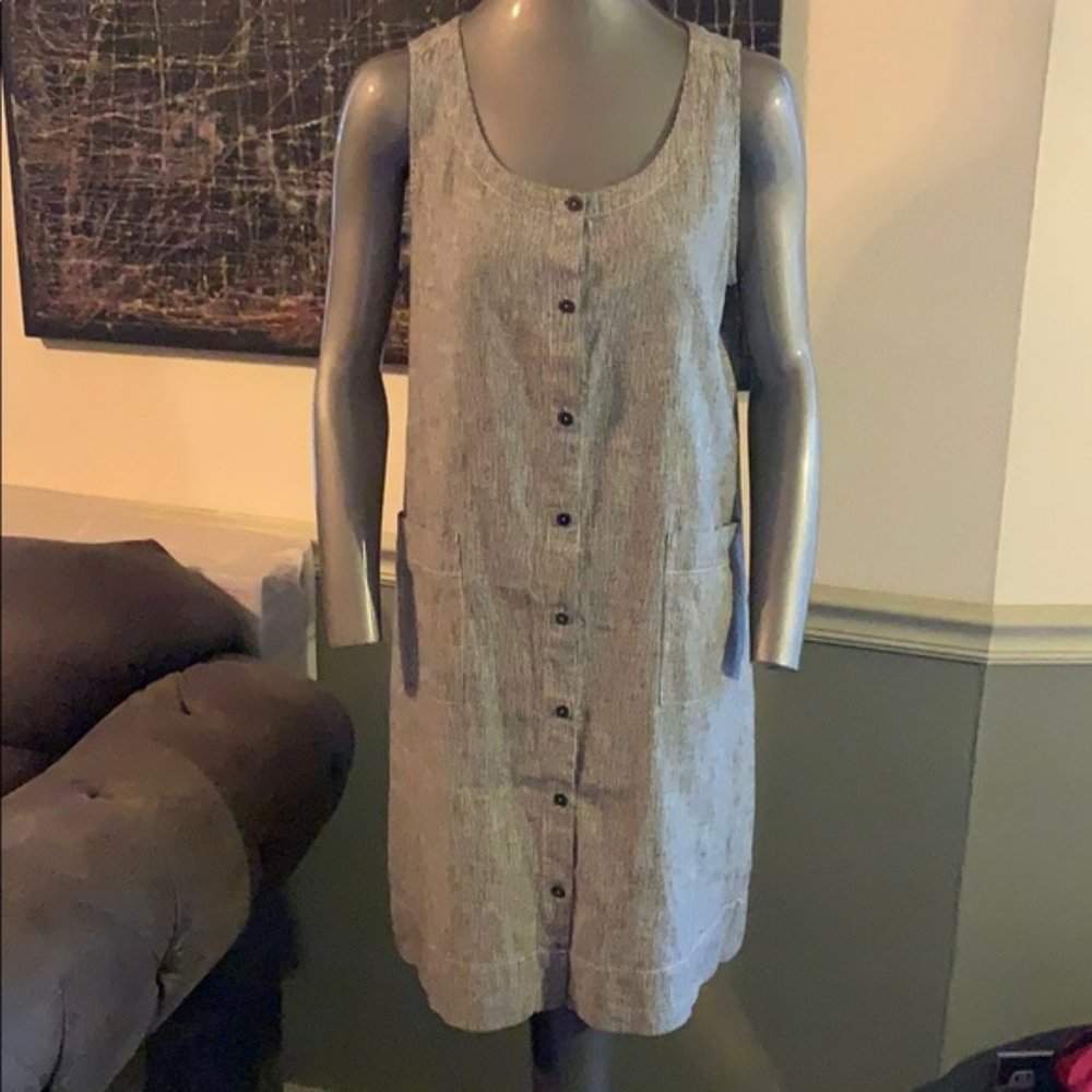 Eileen Fisher Hemp & Organic Cotton Shift Dress